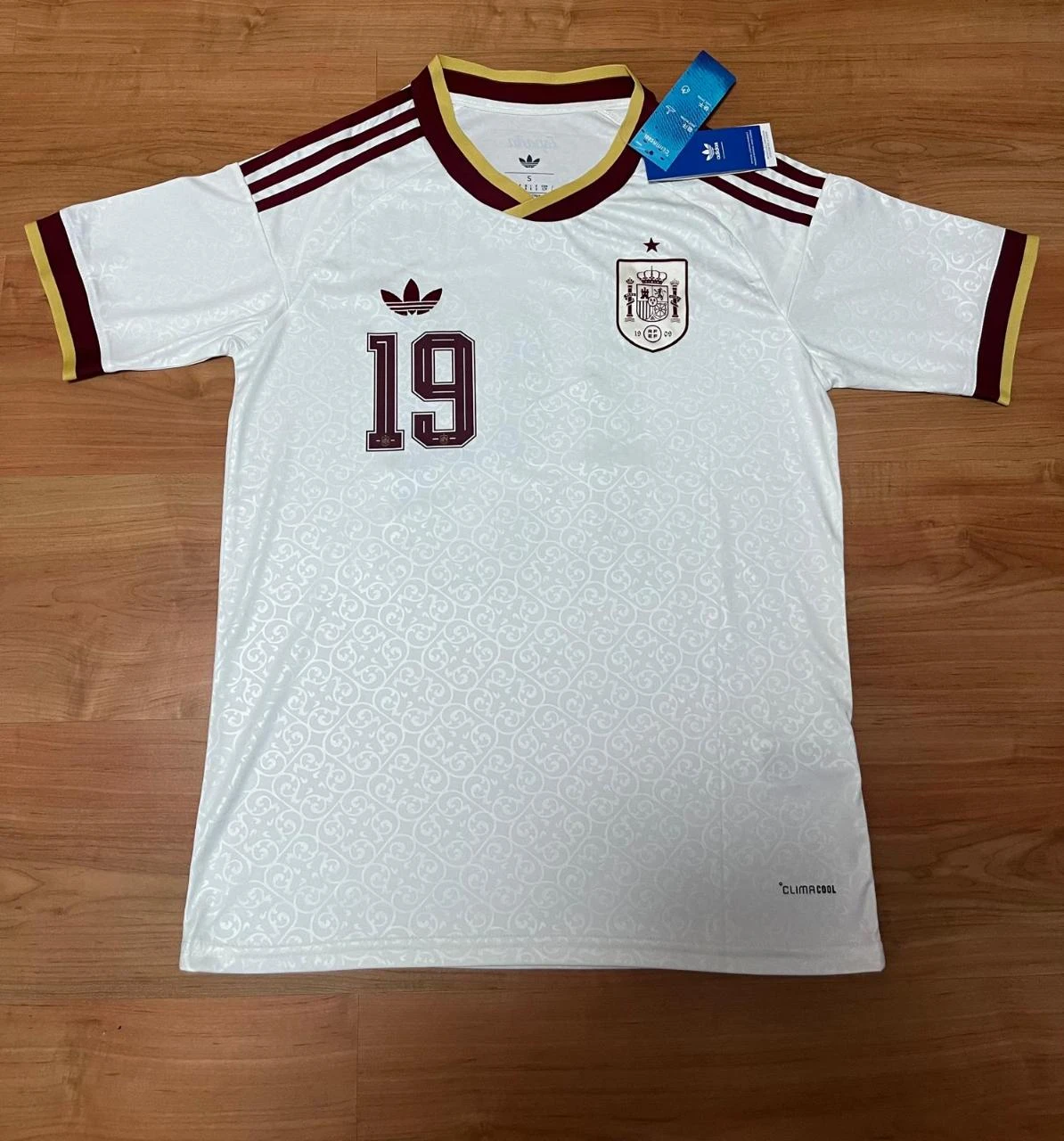 Maillot Espagne Lamine Yamal 19 S Neuf